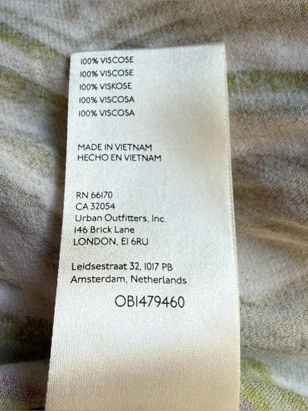 By Anthropologie Flounced Skirt in Green Pattern - Picture 8 of 8